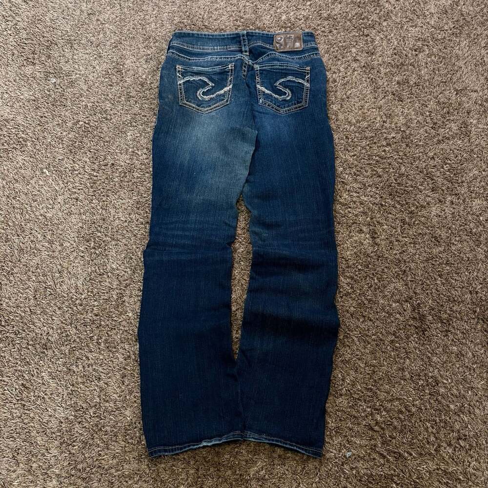 Y2K Mid Bootcut Silver Jeans Co. Suki Jeans S Blue